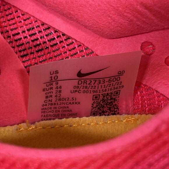 Nike Zoom Mamba6 Hyper Pink Racing Track Spikes New DR2733-600 Men’s Sz 10
